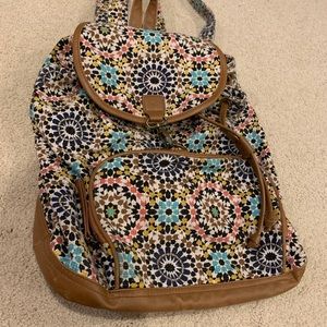 Mossimo Islamic Geometric Print Backpack